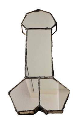 3D Mirror Glass Penis Sculpture - Unique Art - Rare Find