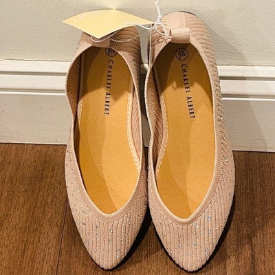 Women Slip On Round Toe Flats Shoes Size 9