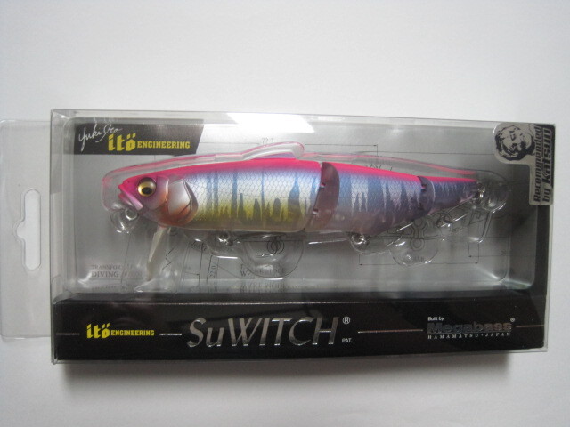Megabass ITO SuWITCH 137 F PINK BACK FROZEN HASU color NIP