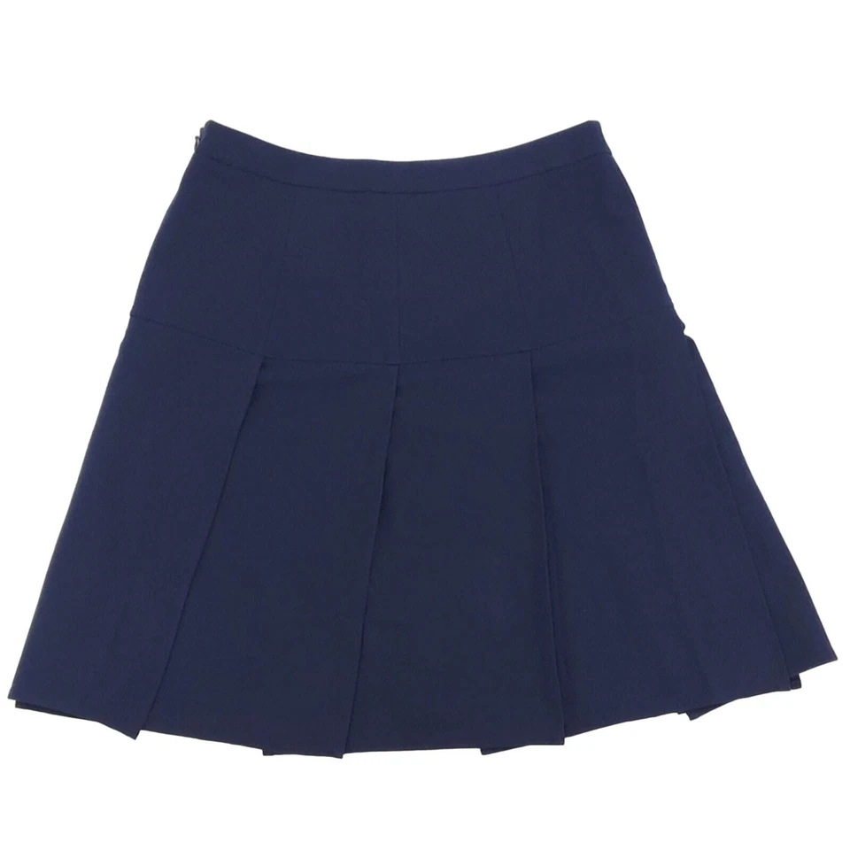 Tommy Hilfiger плиссированные юбки женщин размер 6 полуночный синий колена длина опрятный - Изображение 4 из 4