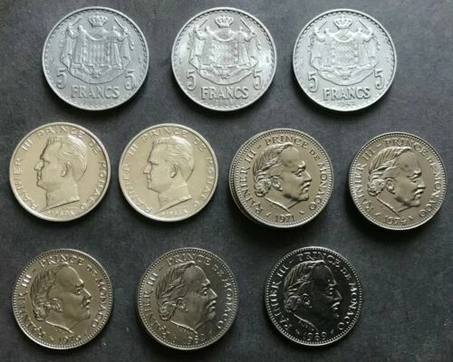 Pièces de monnaie françaises 5 francs en cuivre