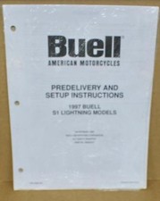 Produktbild - Buell original  Anleitungsbuch Predelivery and Setup Instucions S1 Lightning 97
