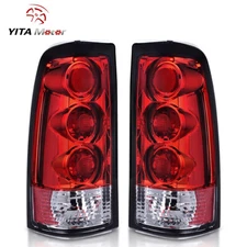 Tail Lights For 1999-2002 Chevy Silverado Sierra 1500 2500 HD Red Brake Lamps