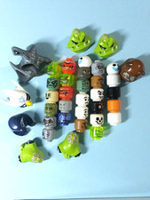 LEGO LOT Assorted Minifigs Parts Heads 36 Count