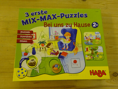 3 erste Mix-Max-Puzzles Bei uns zuhause Puzzle