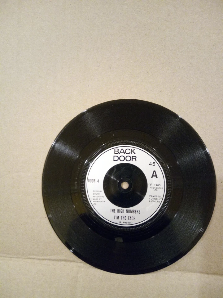HIGH NUMBERS (The Who) ZOOT SUIT / I'M THE FACE 7" Back Door Record UK 45 - VG + - Image 3 of 4