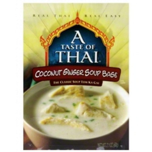 A Taste of Thai Coconut Ginger Soup Base - 2oz Pack of 6 Ready-to-Use Mix | F...