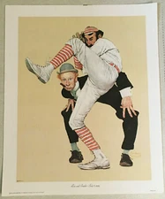 Norman Rockwell - Low and Inside - July 8, 1939 - Canvas Print (1972) - Baseball