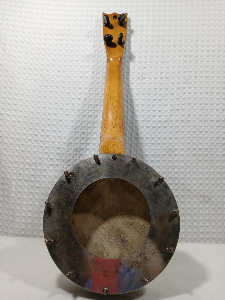 BELL GRETSCH BANJO BANJOLELE / UKULELE 4 STRING INSTRUMENT OPEN BACK - Image 3 of 4