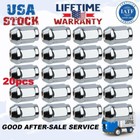 Set of 20PCS Lug Nuts Bulge Acorn M12x1.5 Wheel Nut For Ford Fusion Focus Escape