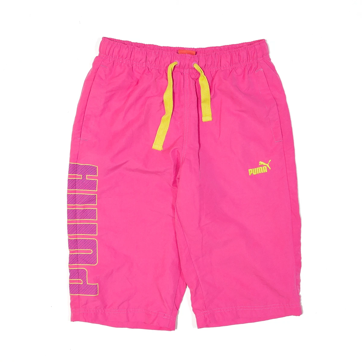 Pink puma shorts deals