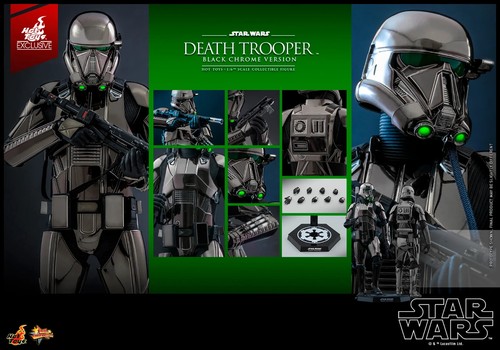 Star Wars Death Trooper (Black Chrome) MMS621 - Hot Toys 1/6 Scale Action Figure