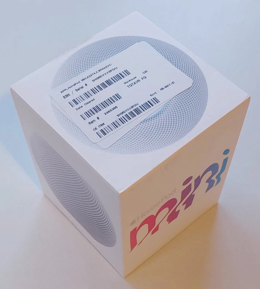 OPEN BOX - Apple Homepod Mini Lautsprecher - Weiß - A2374 / MY5H2LL/A