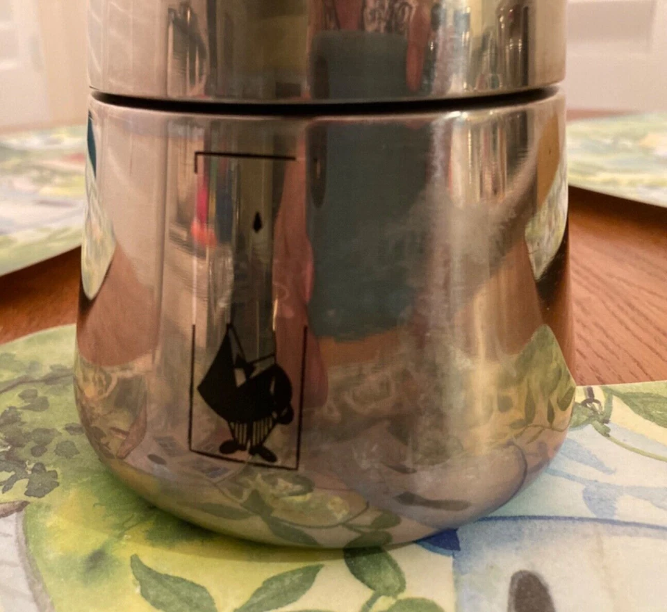 Máquina de café espresso ABC Crusinallo Express 3 tazas Bialetti acero/mango negro de colección Foto 3 de 4