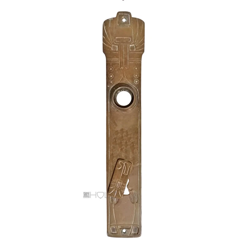 Poignée De Porte En Style Art Nouveau Ancienne 16,5 Mm 96 - Photo 1/1