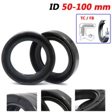 ID 50 100mm TC/FB Skeleton Oil Seal Rings NBR Double Lip Seal for Rotation Shaft