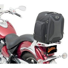 Saddlemen Ftb1500 Backrest Back Seat Sissy Bar Bag Motorcycle Luggage