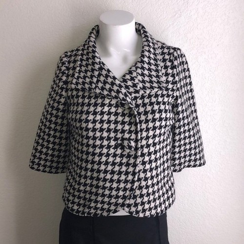 Banana Republic Houndstooth Jacket Size 