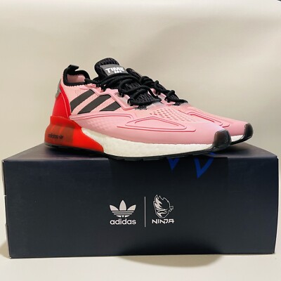 ⭐︎⭐︎⭐︎ Size 9 - Ninja x adidas ZX 2K Boost Time In - True Pink Scarlet
