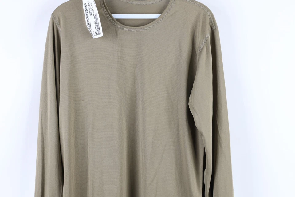 New Military Issued Mens Small Long Army Cold Weather Long Sleeve Undershirt - Image 3 of 4