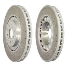 SHW Bremsscheiben vorne gelocht 380mm R90 X2 für Maserati Levante 3.0D/S/3.8 M161