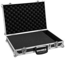 ROADINGER Mikrofon Case MRS-1 für 6 Mikros, Flightcase Koffer Box Kiste schwarz