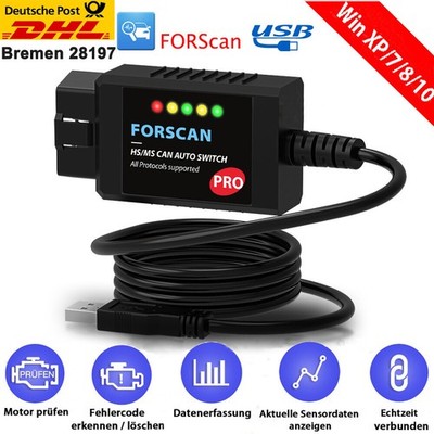 Forscan USB Diagnose Interface für Ford und Mazda Fahrzeuge auslesen codieren*1