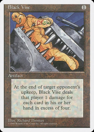 Black Vise 4th Edition LP MTG