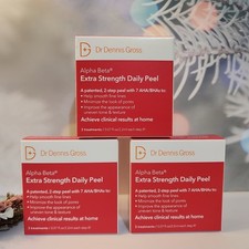 Dr Dennis Gross Alpha Beta Extra Strength Daily Peel 3 Treatments ×3 Exp 06/27