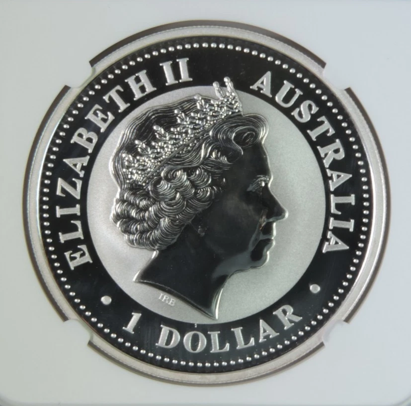 2005 Australia Kookaburra 1oz .999 Silver $1 Coin NGC MS70 - Image 4 of 4