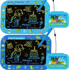 2Pack LCD Writing Tablet for Kids,10Inch Colorful Reusable Electronic Toddler Do