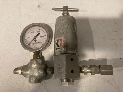 #ad Graco 222121 Mini High Pressure Corrosion Resistant Fluid Regulator 1500 Max psi $274.99