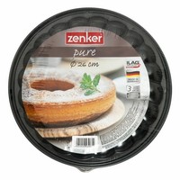 Zenker Pure Springform M. Flach- Und Rohrboden Spring Form Backform Ø 26 Cm