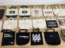 Art gallery tote Bags-Hauser&wirth,Frieze,serpentine,Moma,Daunt books,Whole food