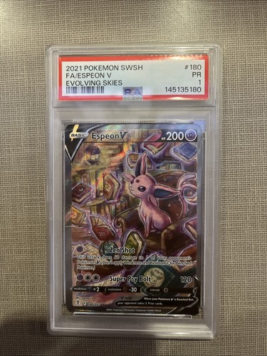 Espeon V graded PSA 1 for sale on eBay