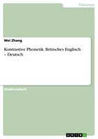 Kontrastive Phonetik. Britisches Englisch – Deutsch (Buch)