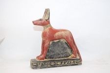 Altägyptische Anubis Statue Gott der Mumifizierung Pharao Dekor Sammlerstück