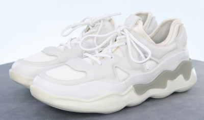 ECCO Elo Athletic $150 Women's Sneakers Shoes Size EU 37 US 6-6.5 Leather White