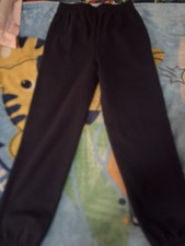 Gap Kids Size XL 12 Fleece Logo Jogger In Navy Uniform - EUC