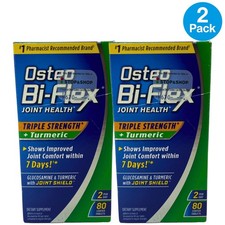 Osteo Bi-Flex Triple Strength Turmeric Joint Health Supplement 80 Coated Table