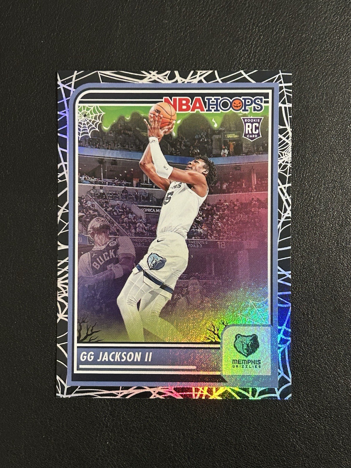 2023-24 Panini Haunted Hoops - GG Jackson #43 Holo Webs (RC)