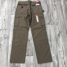 Wrangler Riggs Workwear Ripstop Ranger Cargo Pants Men's Size 34x34 Bark NWT