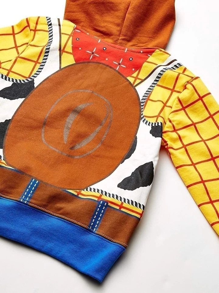 Sudadera con Capucha Disfraz de Sheriff Woody Toy Story para Niños Pequeños Disney Foto 2 de 4