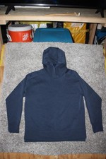 All In Motion Activewear Hoodie Women Medium Cropped Boxy Navy Blue