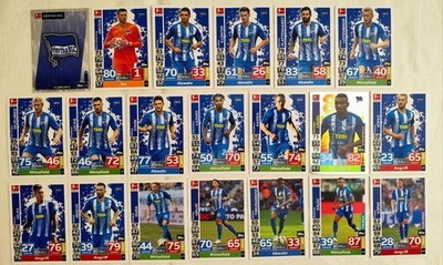 Match Attax Bundesliga 18/19 Hertha BSC Team Set 20 Karten 2018/2019