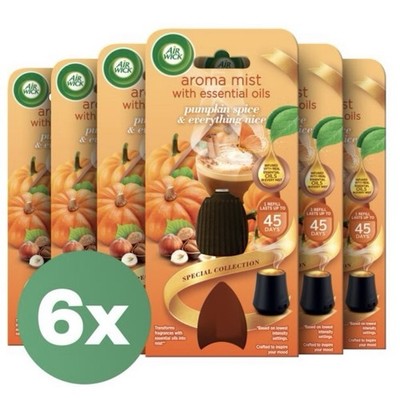 Air Wick Refill für Aroma Diffusor - Spicy Pumpkin Magic 6x20ml