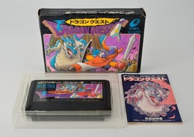 Nintendo Famicom FC NES Dragon Quest 1 2 3 4 I II III IV set ENIX Japan Version