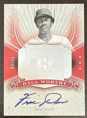 Fergie JENKINS 2005 UD Hall Of Fame Baseball Hall Worthy AUTO #HW-FJ2 3/15 
