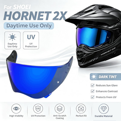 Tinted CNS2 Helmet Visor Shield Lens for SHOEI Hornet X2 HORNET ADV Anti-Scratch