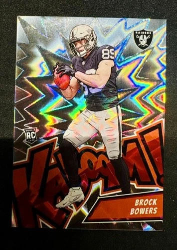 2024 Panini Absolute - Kaboom! Brock Bowers #8 (RC) SSP Vertical 